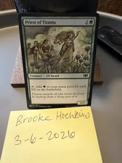 MTG - Priest of Titania - Mystery Booster - Common - 210/337 NM - Image 1