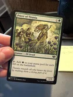 MTG - Priest of Titania - Mystery Booster - Common - 210/337 NM - Image 2