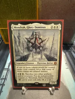 Mondrak, Glory Dominus 023/271 Mythic Non Foil All Will Be One MTG NM - Image 1