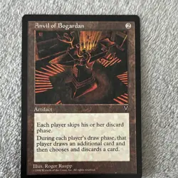 Magic: The Gathering Anvil of Bogardan Visions Artifact Rare Regular 1996 Raupp - Image 1
