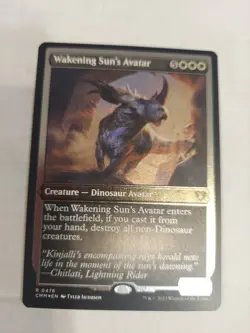 Wakening Sun's Avatar - Foil Etched Light Play, English Magic the Gathering MTG - Image 1