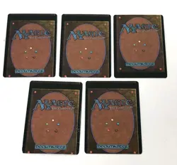 Miscut NFC Magic the Gathering MTG Arena Promo Lands Set Tony Roberts 1996 - Image 2