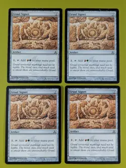 Gruul Signet x4 Guildpact 4x Playset Magic the Gathering MTG - Image 1