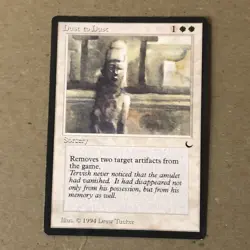 Dust to Dust x1 The Dark Ex+ Condition see front and back pics - Image 1