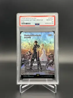 2025 MTG Final Fantasy FCA Blessing of the Oracle EN Foil #0021 PSA 10 - Image 1