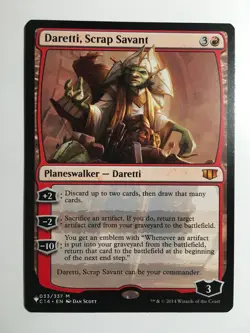 MTG Daretti, Scrap Savant - NM - Regular - Commander 2014 - Image 1