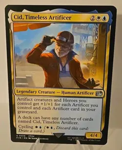 Cid, Timeless Artificer (0419) MTG Final Fantasy Regular - Image 1