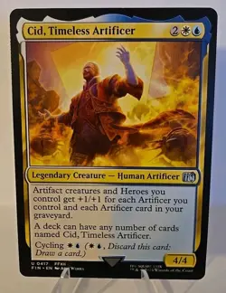 Cid, Timeless Artificer (0417) MTG Final Fantasy Regular - Image 1