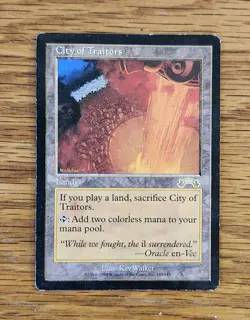 MTG City of Traitors Exodus, English, Moderately Played Condition - Image 3