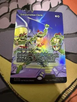 MTG TMNT - Teleportation Circle *FOIL* (Borderless) NM - Image 1