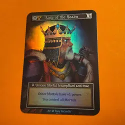 Sorcery Contested Realm King of the Realm FOIL Unique Beta - Image 1