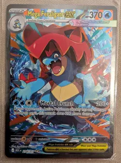 Pokemon TCG Mega Feraligatr ex Secret Art Rare 274/217 (NM) - Image 1