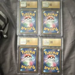 Pokemon CGC Pristine 10 Lugia Holo Japanese Card Lot (4 Cards) - Image 2
