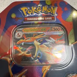 Pokemon Mega Charizard Y EX Tin Metal Box Standard Size Pokemon TCG - Image 5