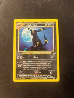 Umbreon Neo Discovery Holo Rare LP/NM Pokemon TCG - Image 1