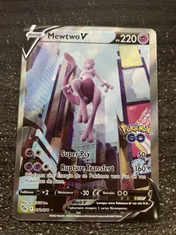 MEWTWO V ALTERNATIVE - POKEMON 072/078 EB10.5 POKEMON GO NEUF FR - Image 1