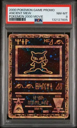 2000 POKEMON GAME PROMO MOVIE ANCIENT MEW PSA 8 - NEW CERT - Image 1