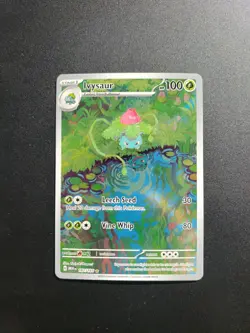 Pokemon TCG Scarlet and Violet 151 IVYSAUR 167/165 Illustration Rare - NM - Image 1