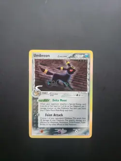 Umbreon Holo – EX Delta Species 17/113 – LP – Vintage Pokemon 2005 - Image 1