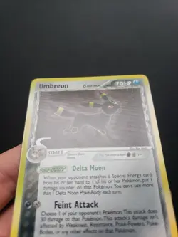 Umbreon Holo – EX Delta Species 17/113 – LP – Vintage Pokemon 2005 - Image 4