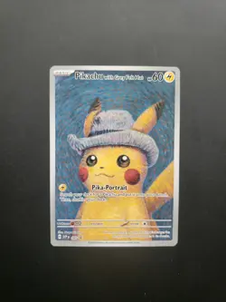 Pikachu with Grey Felt Hat - Van Gogh Promo SVP 085 POKEMON - NM/M - Image 1