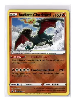 Radiant Charizard - 020/159 SWSH Crown Zenith Radiant Rare - NM - POKEMON TCG - Image 1