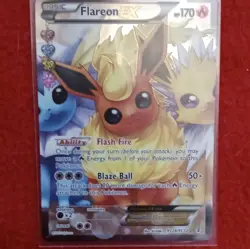 Pokemon Flareon EX RC28/RC32 Generations Radiant Collection HP170 Basic Flame - Image 1