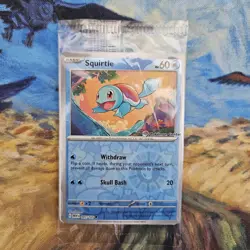 Pokemon Center Stamped Reverse Holo Squirtle Promo 007/165 Pokemon 151 Sealed - Image 1