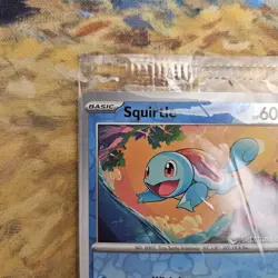 Pokemon Center Stamped Reverse Holo Squirtle Promo 007/165 Pokemon 151 Sealed - Image 3