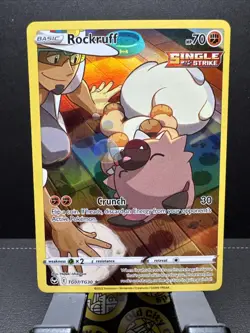 Rockruff TG07/TG30 - SWSH Silver Tempest Full Art Trainer Gallery Pokemon TCG NM - Image 2