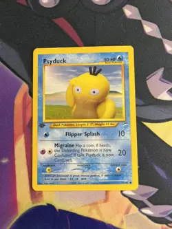 Pokemon Neo Destiny 1st Edition Psyduck 79/105 Non-Holo - Image 4