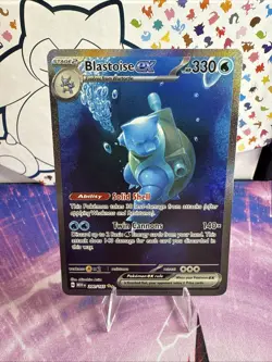 Pokemon Blastoise EX 200/165 Special Illustration Rare SV Scarlet & Violet 151 - Image 1