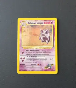 Sabrina’s Gengar Gym Heroes 14/132 Holo Pokemon - Image 1