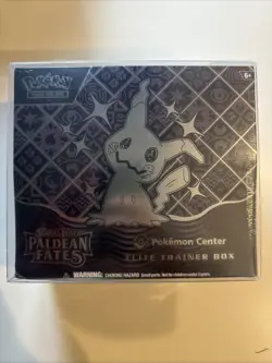 Pokemon Scarlet & Violet Paldean Fates POKEMON CENTER Elite Trainer Box - Image 1