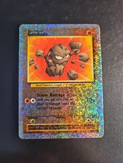 Geodude 77/110 Reverse Holo Legendary Collection Pokemon - Image 1