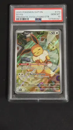 PSA 10 Eevee SVP EN 173 Black Star Promo Pokemon 2025 - Image 1