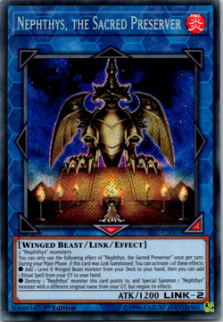 Nephthys, the Sacred Preserver (HISU-EN007) - Secret Rare - 1st Edition - Image 1
