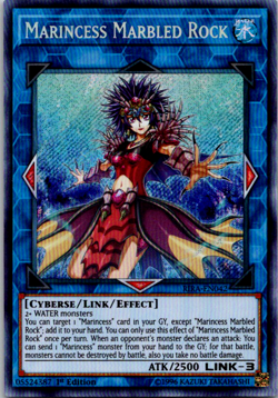 Yugioh! Marincess Marbled Rock - 1st Ed Secret Rare - RIRA-EN042 - NM - Image 1