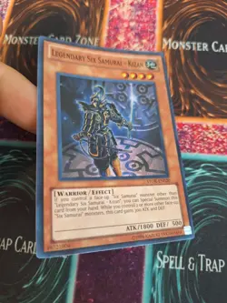 Yugioh Legendary Six Samurai - Kizan STOR-EN020 Super Rare Unlimited Near Mint - Image 2
