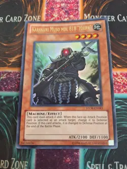 Yugioh Karakuri Muso mdl 818 "Haipa" STOR-EN083 Ultra Rare Unlimited Near Mint - Image 1