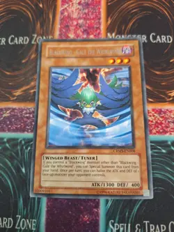 Yugioh Blackwing - Gale the Whirlwind CRMS-EN008 Rare Unlimited Near Mint - Image 1