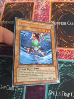 Yugioh Blackwing - Gale the Whirlwind CRMS-EN008 Rare Unlimited Near Mint - Image 2