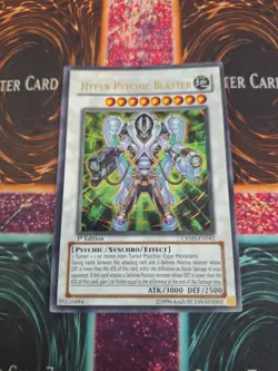 Yu-Gi-Oh! Hyper Psychic Blaster CRMS-EN042 Ultra Rare 1st Edition Near Mint - Image 1
