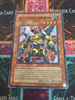 Yugioh Koa'ki Meiru Powerhand RGBT-EN022 Super Rare Unlimited Near Mint - Image 1