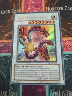 Yugioh Sun Dragon Inti ABPF-EN042 Ultra Rare Unlimited Near Mint - Image 1