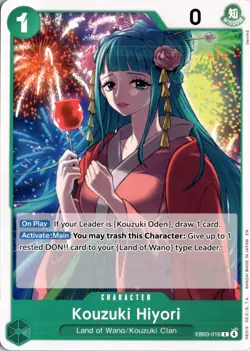 Kouzuki Hiyori C Extra Booster: One Piece Heroines Edition EB03-016 One Piece - Image 1