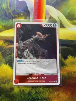 Roronoa Zoro - OP04-015 - NM - Rare - English OP04 - One Piece TCG - Image 1