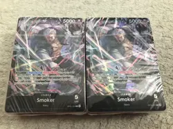 One Piece Starter Deck ST-19 Smoker Black Deck Lot Of 2 (Decks & Playmats ONLY) - Image 1