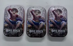 One Piece TCG Tins Vol. 2 (TS-02, OP13) New Factory Sealed 3x Monkey D Luffy - Image 1