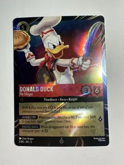 Disney Lorcana Festival Of The Arts 2026 Donald Duck Pie Slinger Epcot Promo LE - Image 1